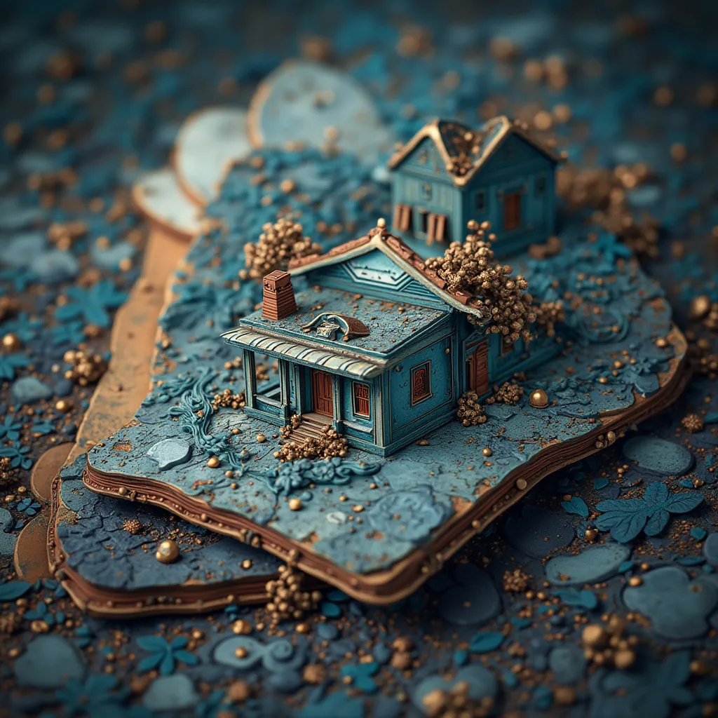 Montaje visual que representa la misión y los valores de DiseñoDesdeCasa, como la colaboración y la innovación.